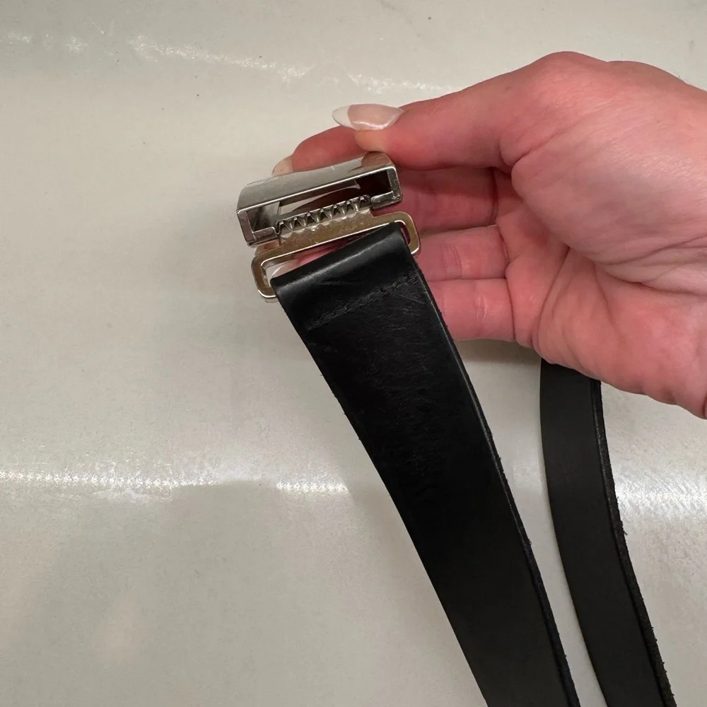 Men’s Black Leather Belt size 38